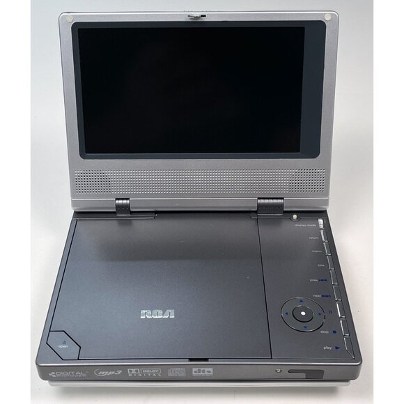 RCA Digital Photoview 7" PORTABLE DVD PLAYER w/ Remote Cords Straps DRC622N EUC - Picture 4 of 16